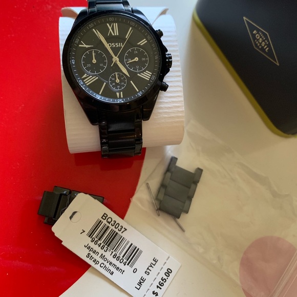Fossil Watch with tag & extra links